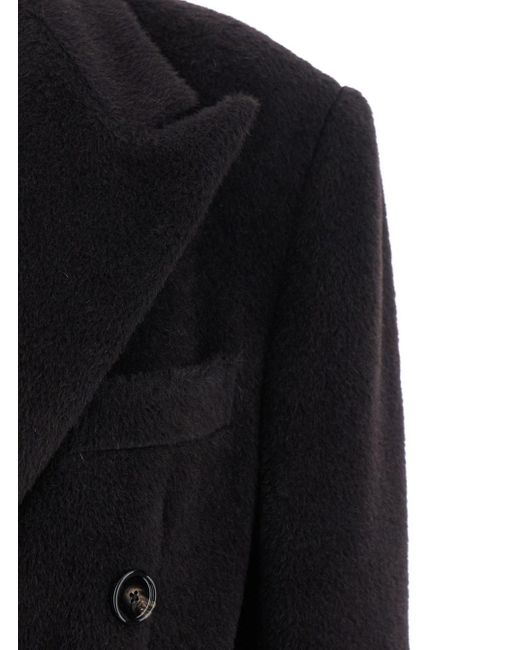 Tagliatore Black Double-Breasted Coats