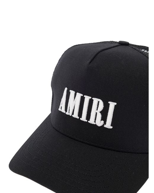 Cappello da baseball con inserto in rete nera di Amiri in Black da Uomo