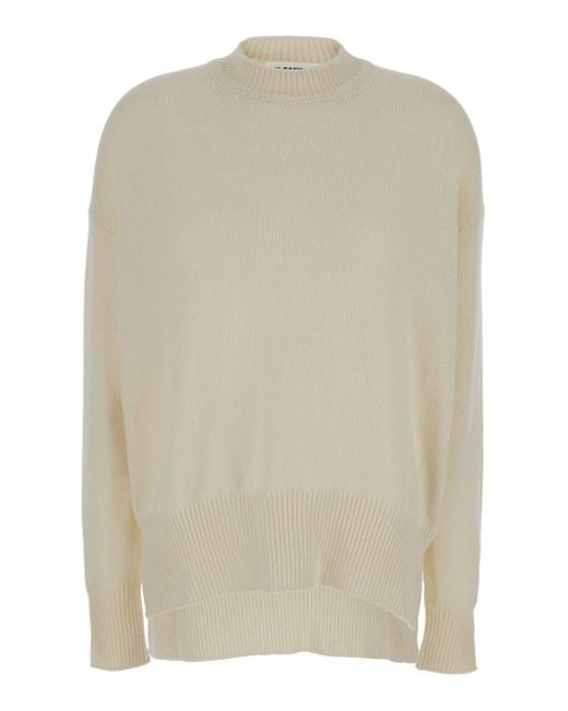 Jil Sander Natural Cashmere Pull