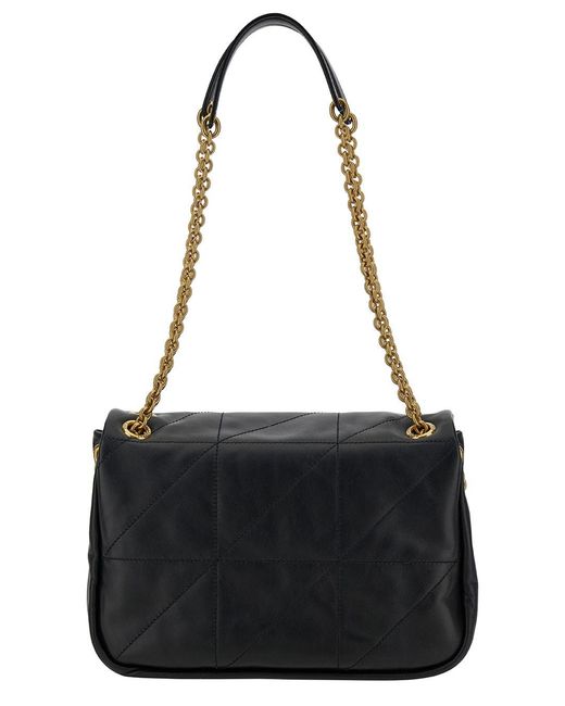 Saint Laurent Black 'Small Jamie 4.3' Crossbody Bag With Cassandre Detail