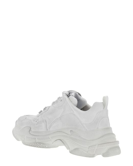 Sneakers Triple S di Balenciaga in White da Uomo