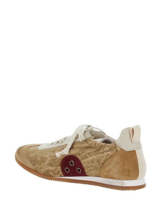 Uma Wang White Low-Top Sneakers Ecosuede