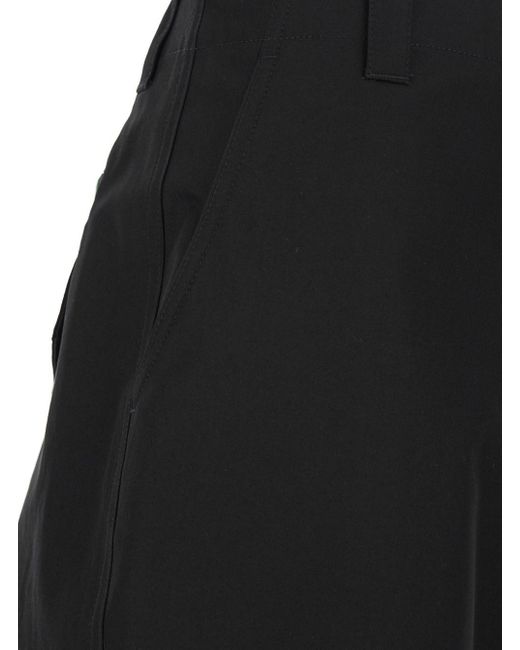 Gucci Black Pants With Belt Loops And Web Detail On The Rear for men