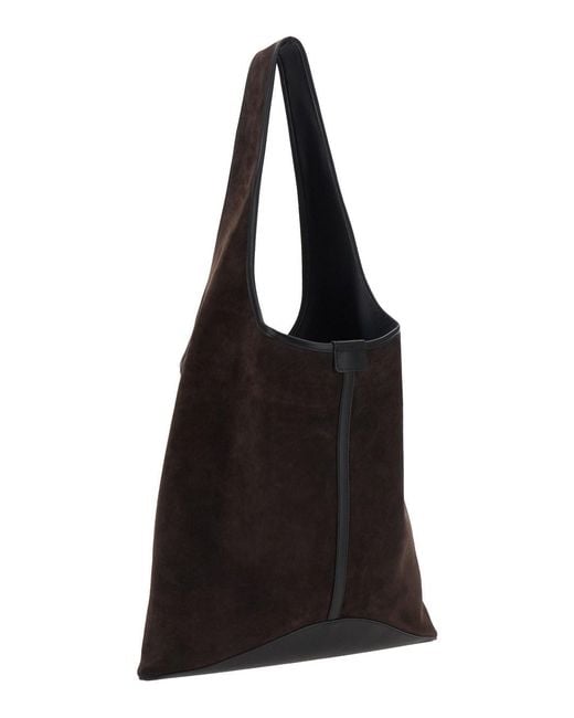 Soeur Black Delice Bag With Suede For