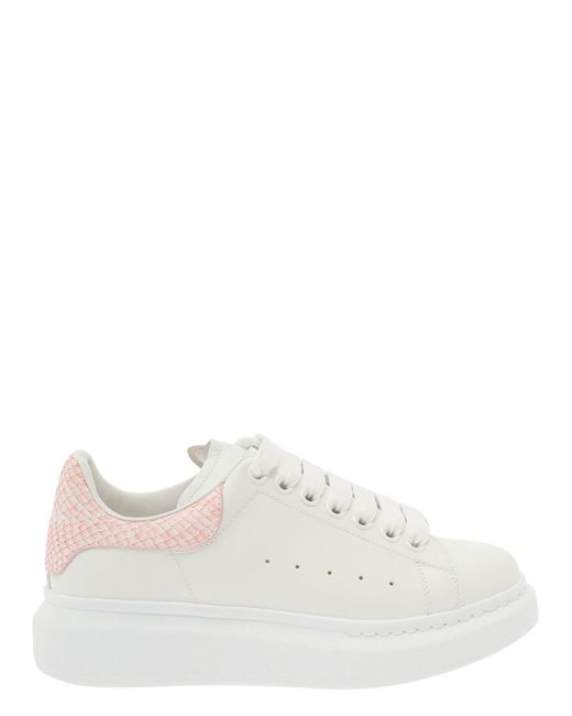 Alexander McQueen White Chunky Sneakers With Platform