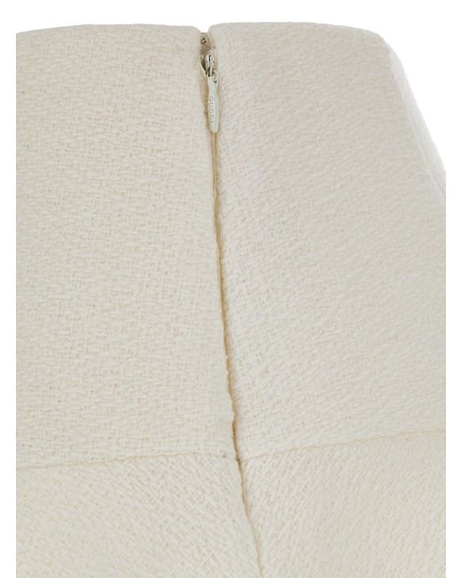 Gucci Natural Skirt With Hidden Side Closure