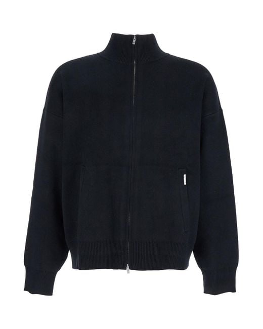 Represent Blue Sweatshirt With Logo Embroidery On The Rear And Logo Patch On The Pocket for men