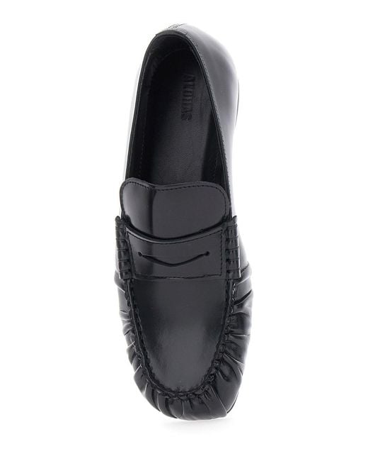 Alohas White Loafers Aven With High-Quality Leather And Rubber Sole Fo