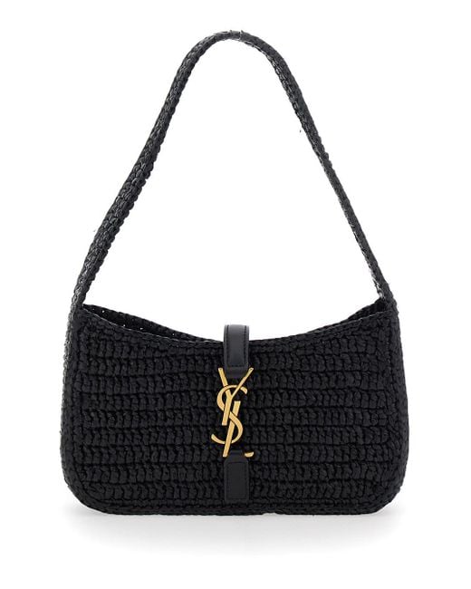 Saint Laurent Black 'Le 5 A 7' Mini Shoulder Bag With Single Shoulder