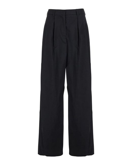 Le Plain Blue Pants With Pences