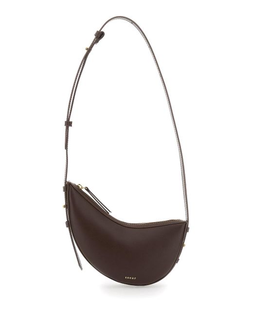 Borsa A Spalla 'Wino' Mini Con Tracolla Regolabile E Design Asim di Soeur in White