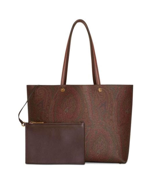Etro Brown Large Essential Tote Bag