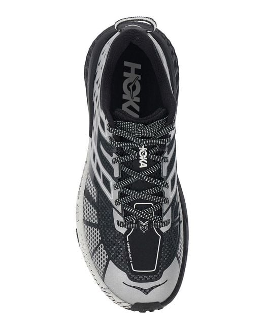 Sneaker 'U Speedgoat 2Ts' Low Top Con Lacci Con Stampa E Logo Let di Hoka One One in White