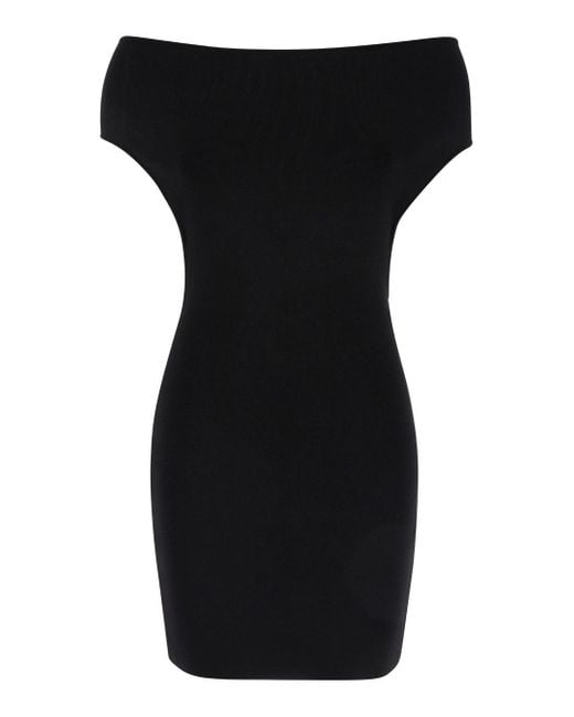Jacquemus Black Mini Dress 'La Robe Cubista'