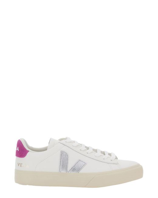 Veja White Sneakers Campo Leather