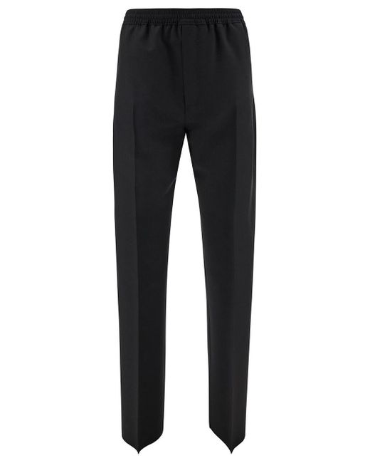 Givenchy Black Jogger Pants With Elastic Waistband for men