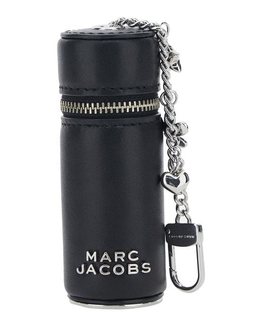 Portachiavi 'The Lipstick Case Charm' Con Pendenti E Porta di Marc Jacobs in Black