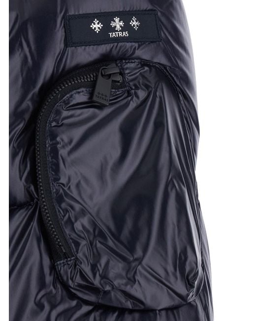 Tatras Blue Down Jacket Belbo With High Collar And Long Sleeves for men