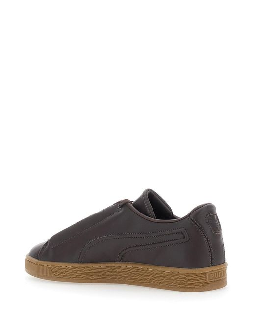PUMA Brown Sneakers Suede Modern Lth With A Suede Upper And Rubber Sol for men