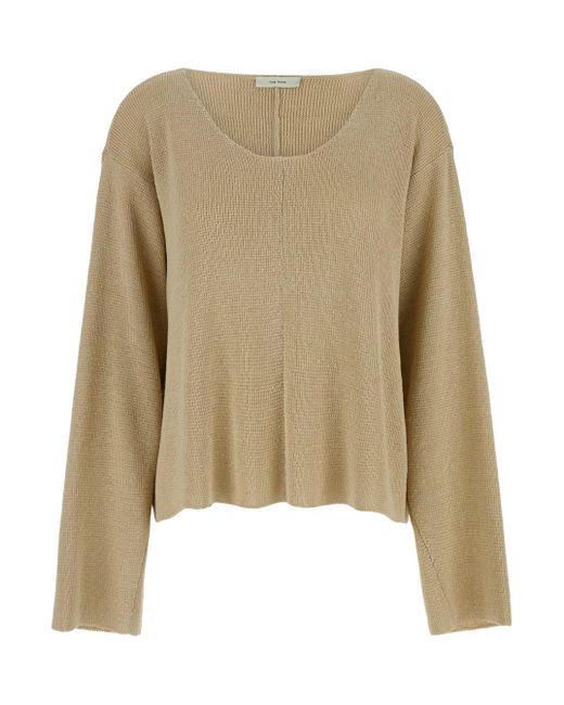 The Row Natural Oversize Top