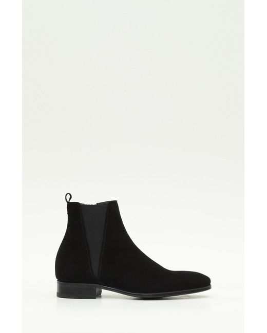 Dolce & Gabbana Black Zip-Up Beatles Boots for men