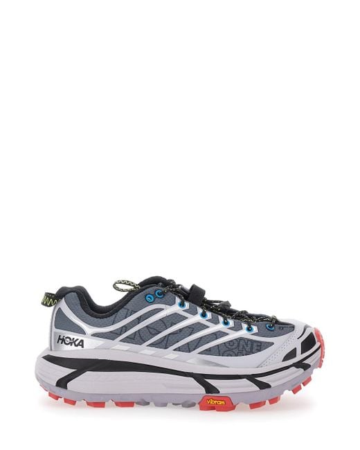 Sneaker 'Mafate' Con Design A Inserti E Chiusura Con Coulisse In di Hoka One One in White