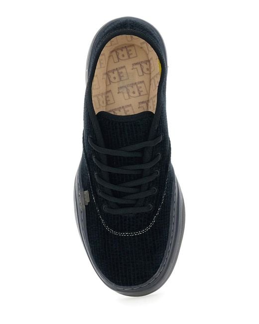 ERL Black 'Low Skate Mule' Low-Top Sneaker With Side Logo for men