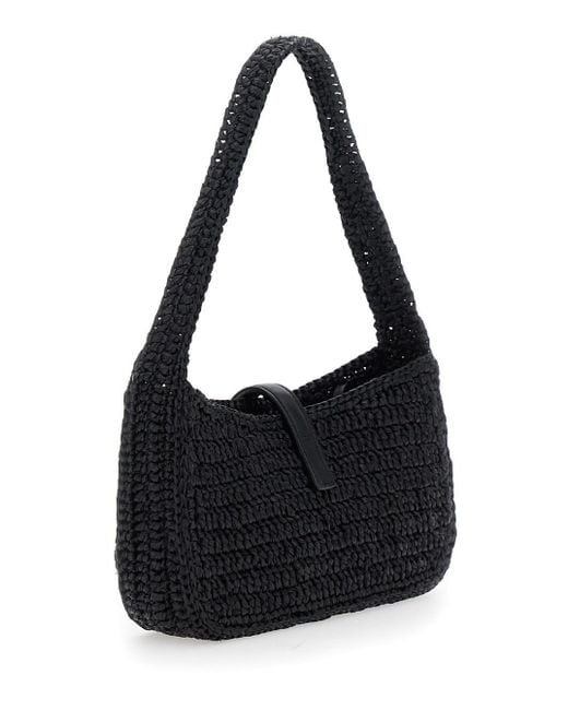 Saint Laurent Black 'Le 5 A 7' Mini Shoulder Bag With Single Shoulder