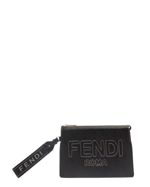 fendi zip pouch