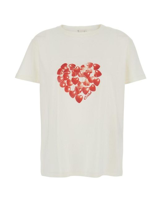 Chloé White T-Shirt Cotton