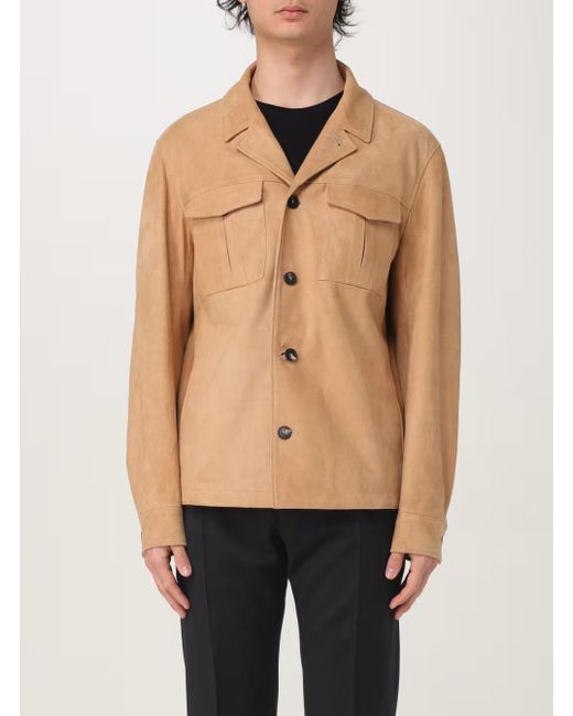 Tagliatore Natural Jacket With Classic Collar for men