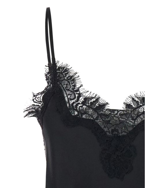 Abito 'Grace' Smanicato Con Dettagli di Gold Hawk in Black