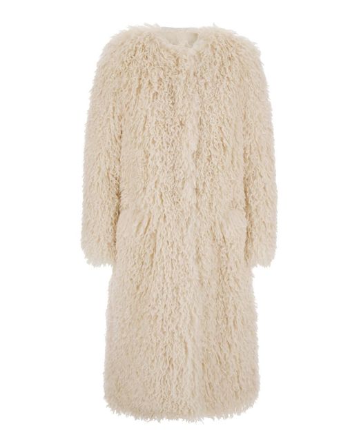 Seafarer Natural 'Cleo' Coat With Open Front