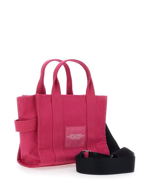 Borsa A Mano 'The Small Tote' Con Logo Lettering Sul Front di Marc Jacobs in Pink