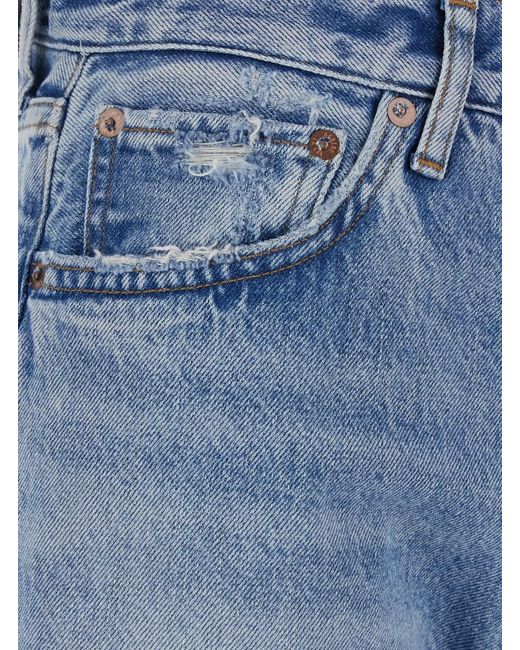 Agolde Blue Five-Pocket Jeans
