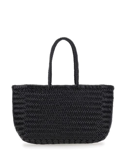 Dragon Diffusion Black 'Bamboo Triple Jump' Tote Bag