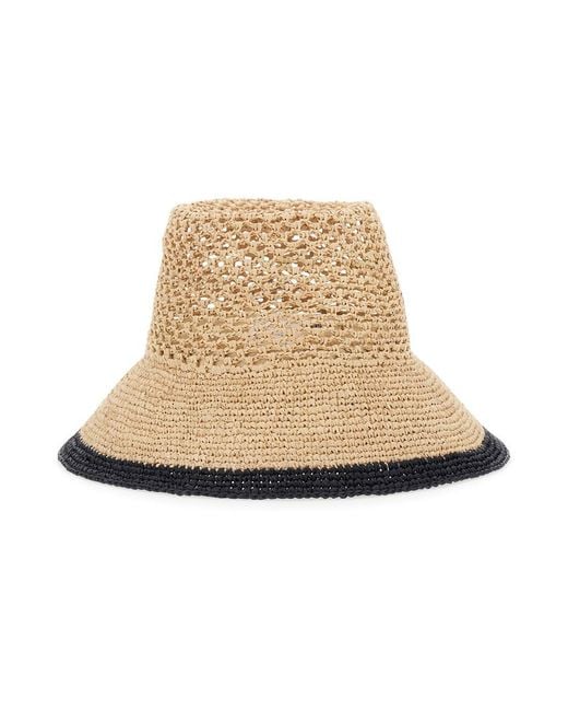 Semicouture Natural Straw Hat