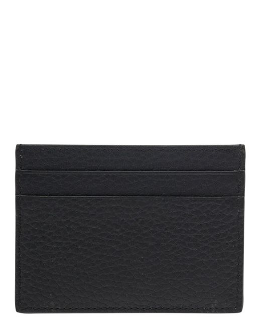 Dolce & Gabbana Black Card-Holder With Quilted Logo for men