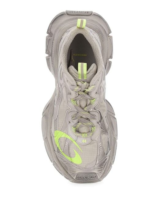 Balenciaga White '3Xl' Low Top Sneakers With Logo Detail for men