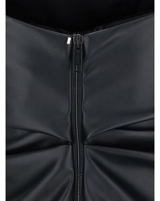 Sportmax Black 'Lindsey' Bandeau Top With V-Neck On The Back