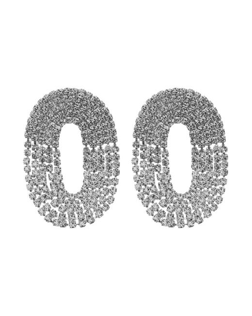 Silvia Gnecchi Gray 'Liberty One' Earings With Rear Closure And Ov