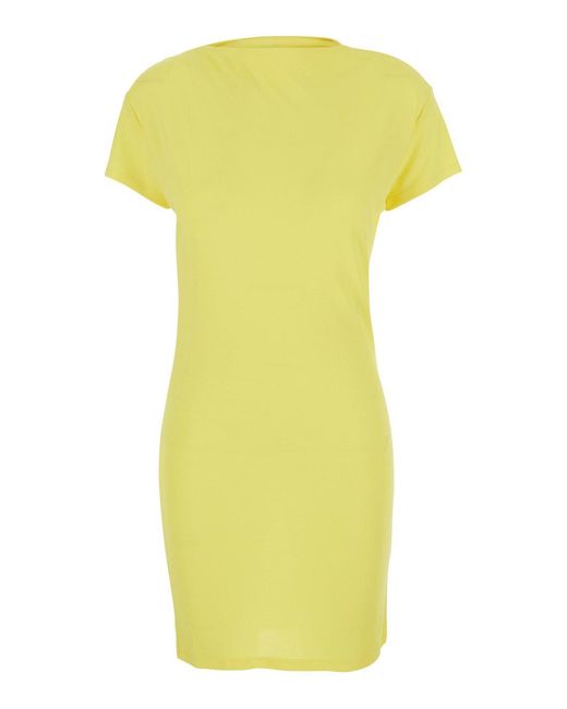 Jacquemus Yellow Dress Viscose