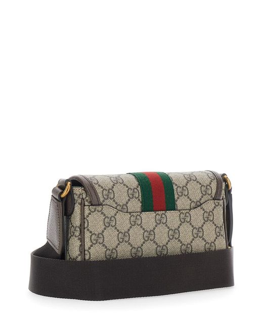 Borsa A Tracolla 'Ophidia' Con Tracolla Regolabile E Removibile di Gucci in Multicolor da Uomo