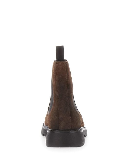 Doucal's Brown Goteborg Camoscio Beatles (Gm) Point Havana+F.Do T.Moro for men