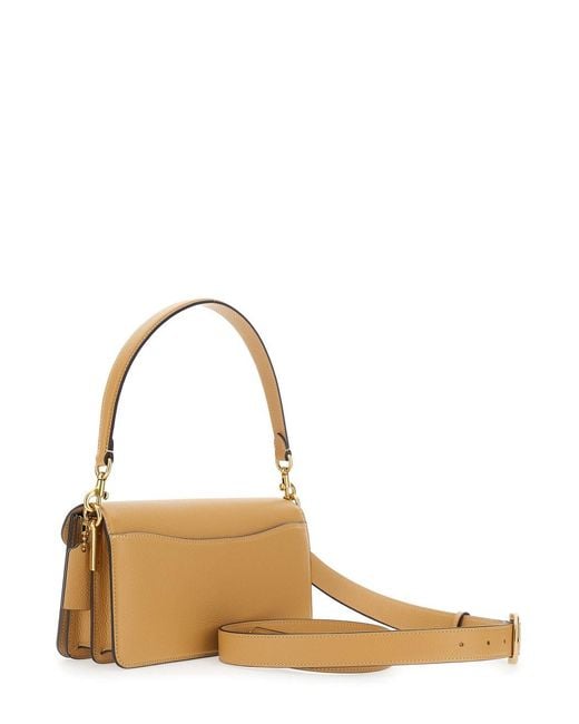 COACH Metallic Tabby 26 Leather Shoulder Bag