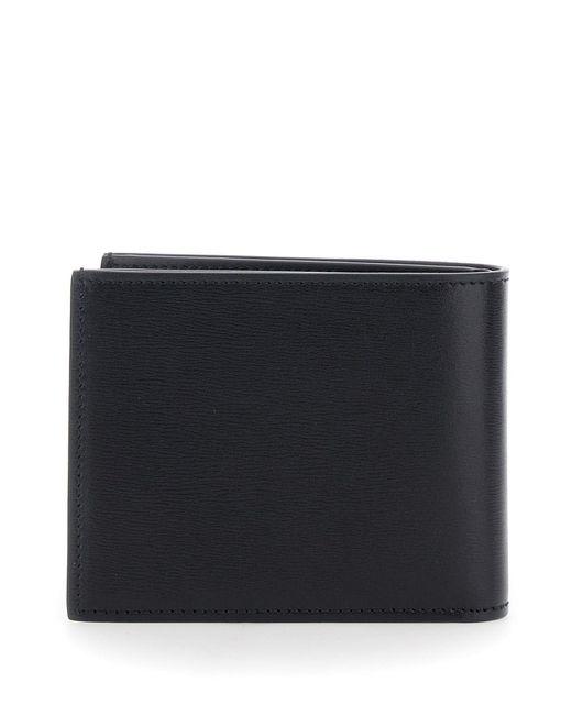 Fendi Black Wallet With Logo Plate On The Front for men