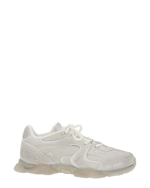 Axel Arigato White 'Eris' Low Top Sneakers With Logo Patch On The Tongue