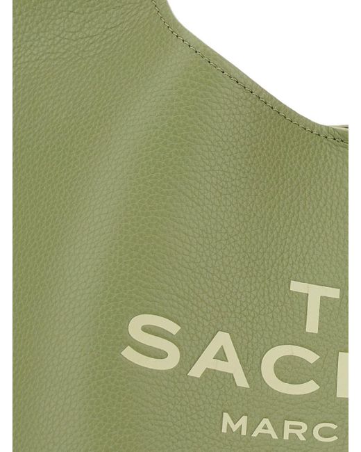 Borsa A Spalla 'The Sack' Con Maxi Logo Lettering Sul Fron di Marc Jacobs in Green