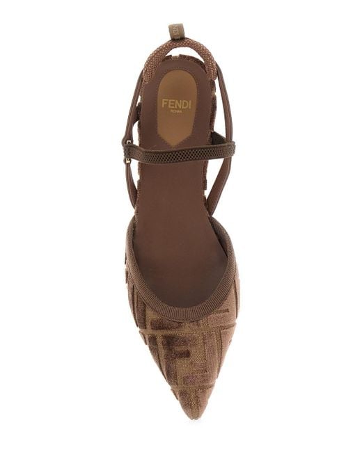 Fendi Brown With Heel