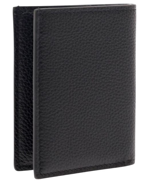 Tom Ford Black Card-Wallet With Embossed Logo for men